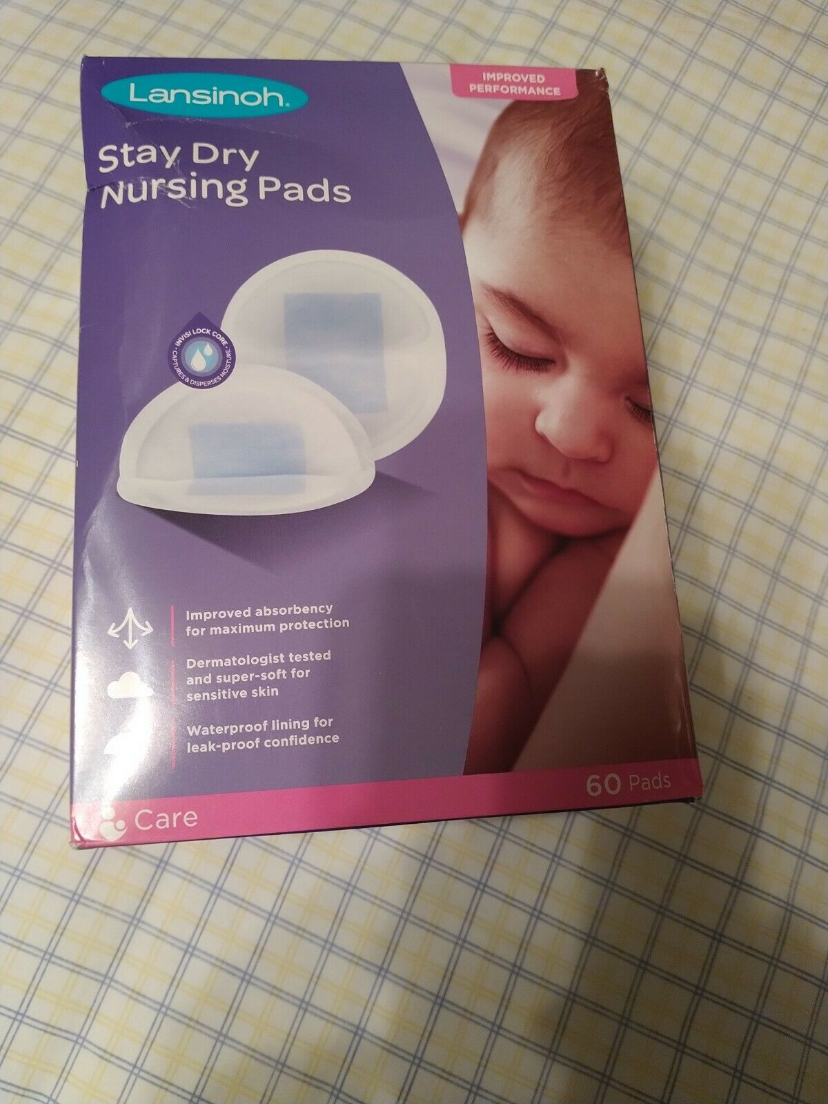 Lansinoh Stay Dry Nursing Pads For Breastfeeding 60 Count - Free Shipping