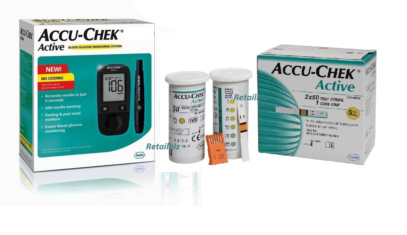 Accu-chek Active Monitor System Kit With 110 Strips