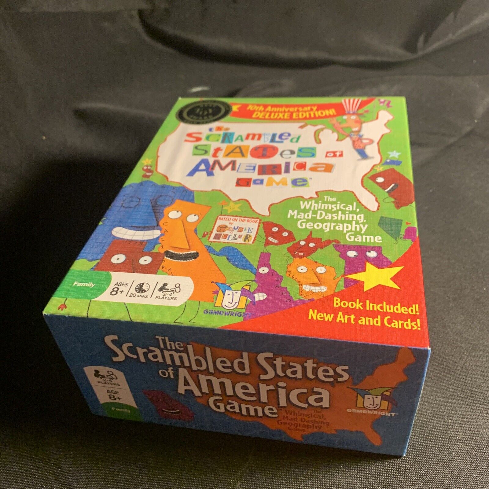 The Scrambled States Of America Geography Game Oppenheim Award Winner Open Box!