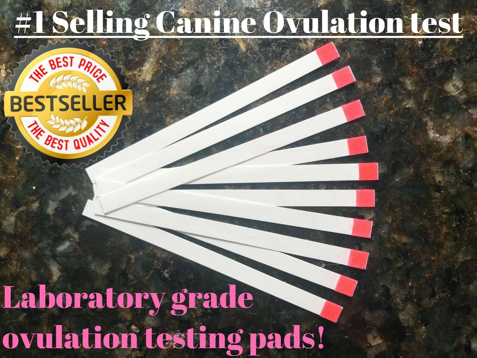 10 🔥canine Ovulation Fertility 🐾testing Pink Strips Progesterone Test @ Home🌸